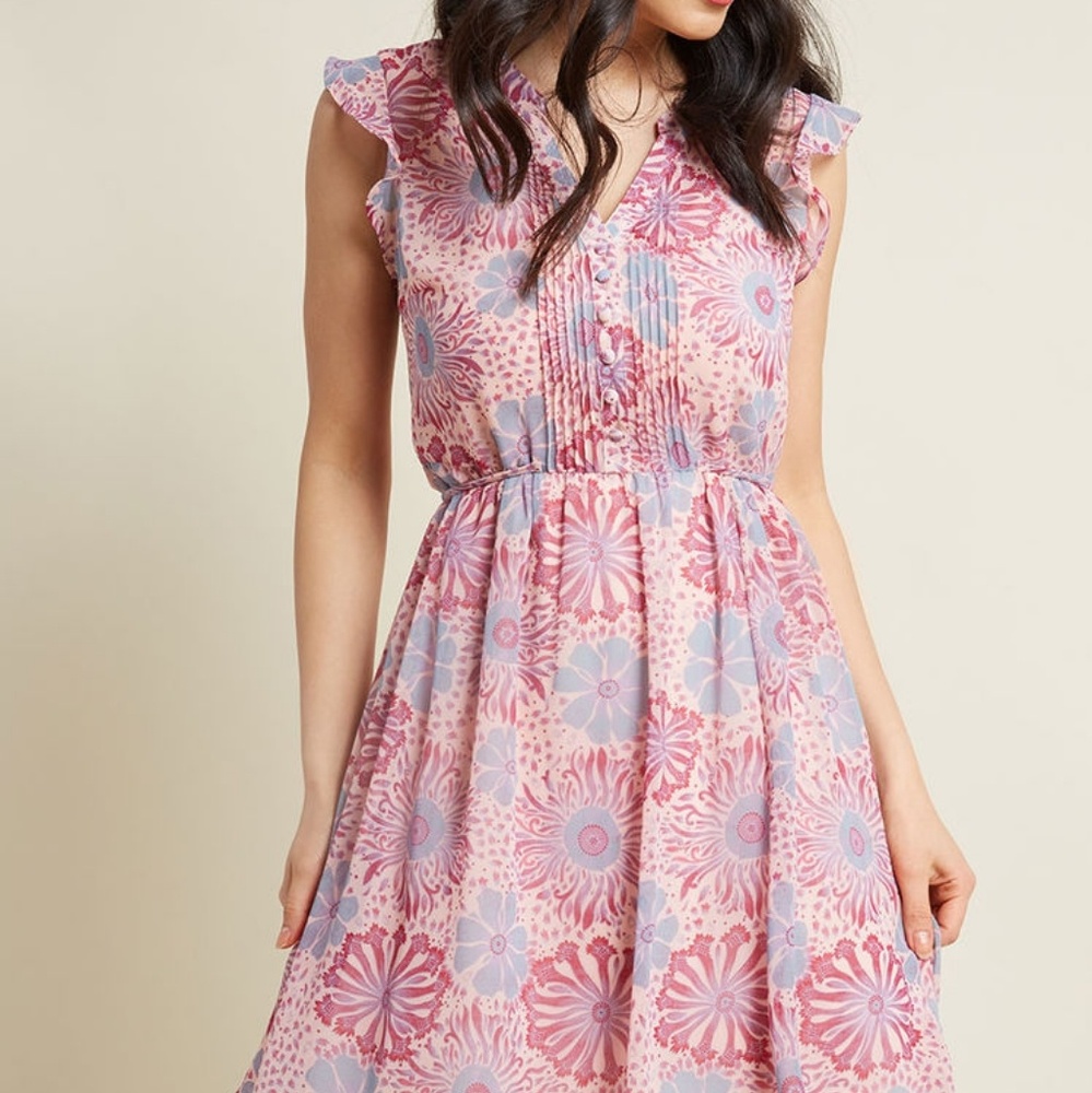 Modcloth Expert in Your Zeal A-Line Dress 1X - Picture 3 of 5